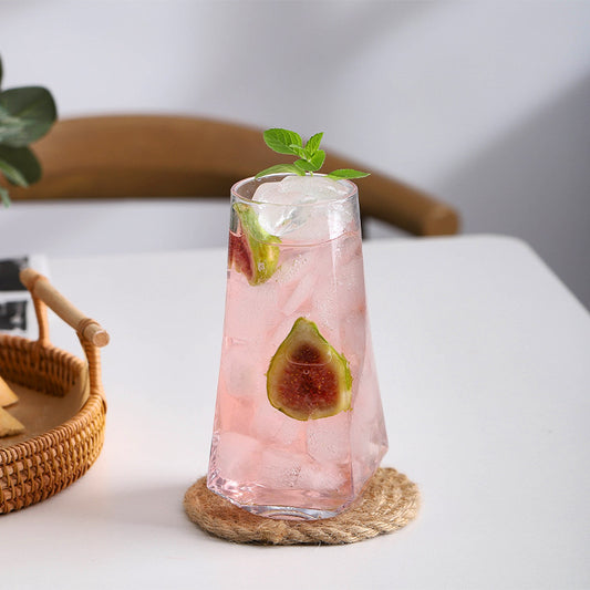 Bubble Water & Juice Glass with Ice Coffee Option