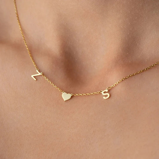 DIY English Multi Letter Necklace For Ladies