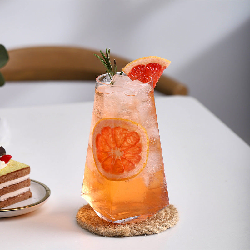 Bubble Water & Juice Glass with Ice Coffee Option