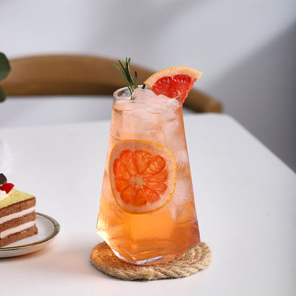 Bubble Water & Juice Glass with Ice Coffee Option